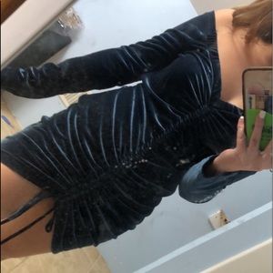 Navy Long Sleeve Dress